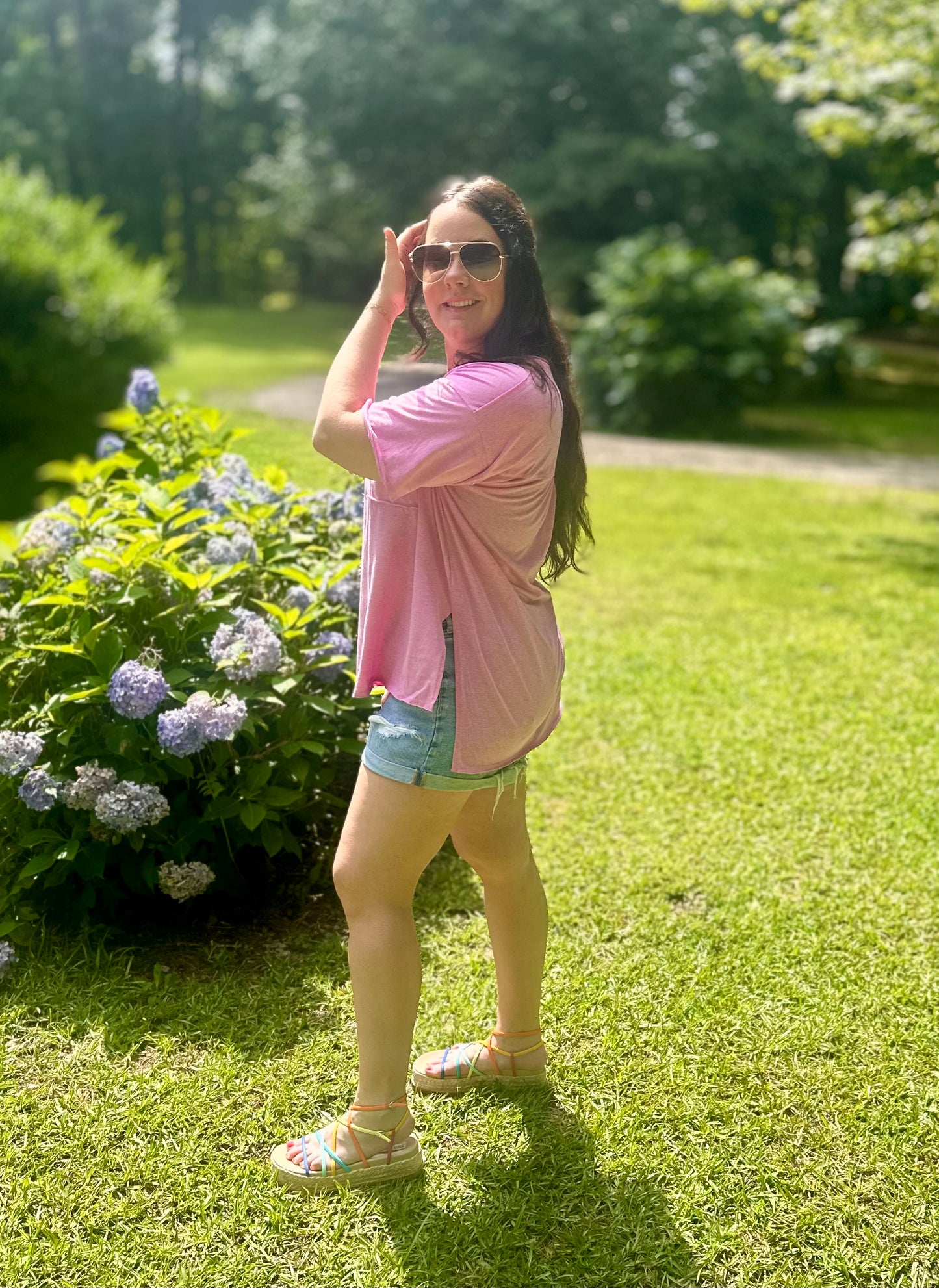 Pink Boyfriend Tee