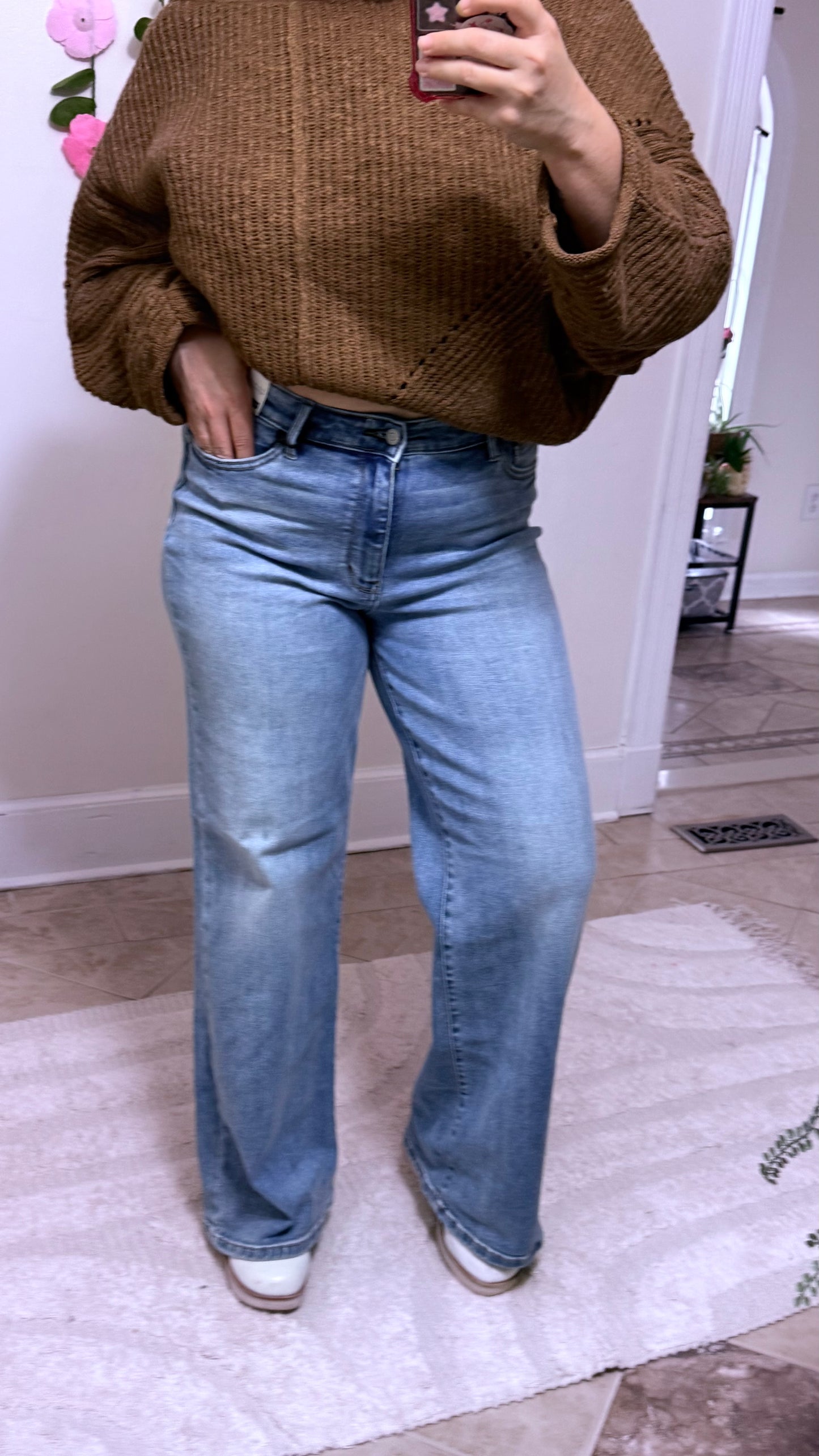 Judy Blue Vintage Wide Leg Jeans