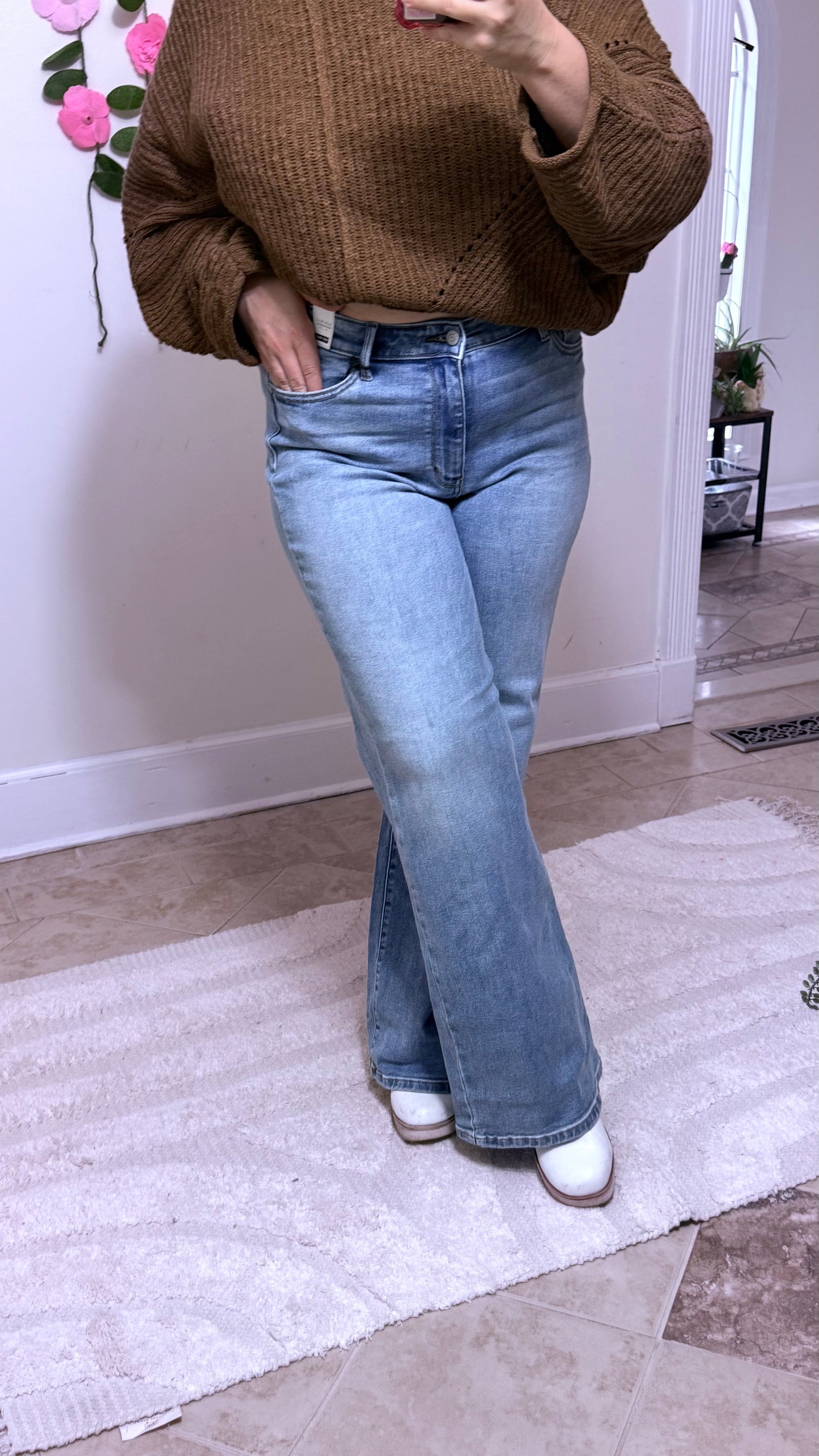 Judy Blue Vintage Wide Leg Jeans