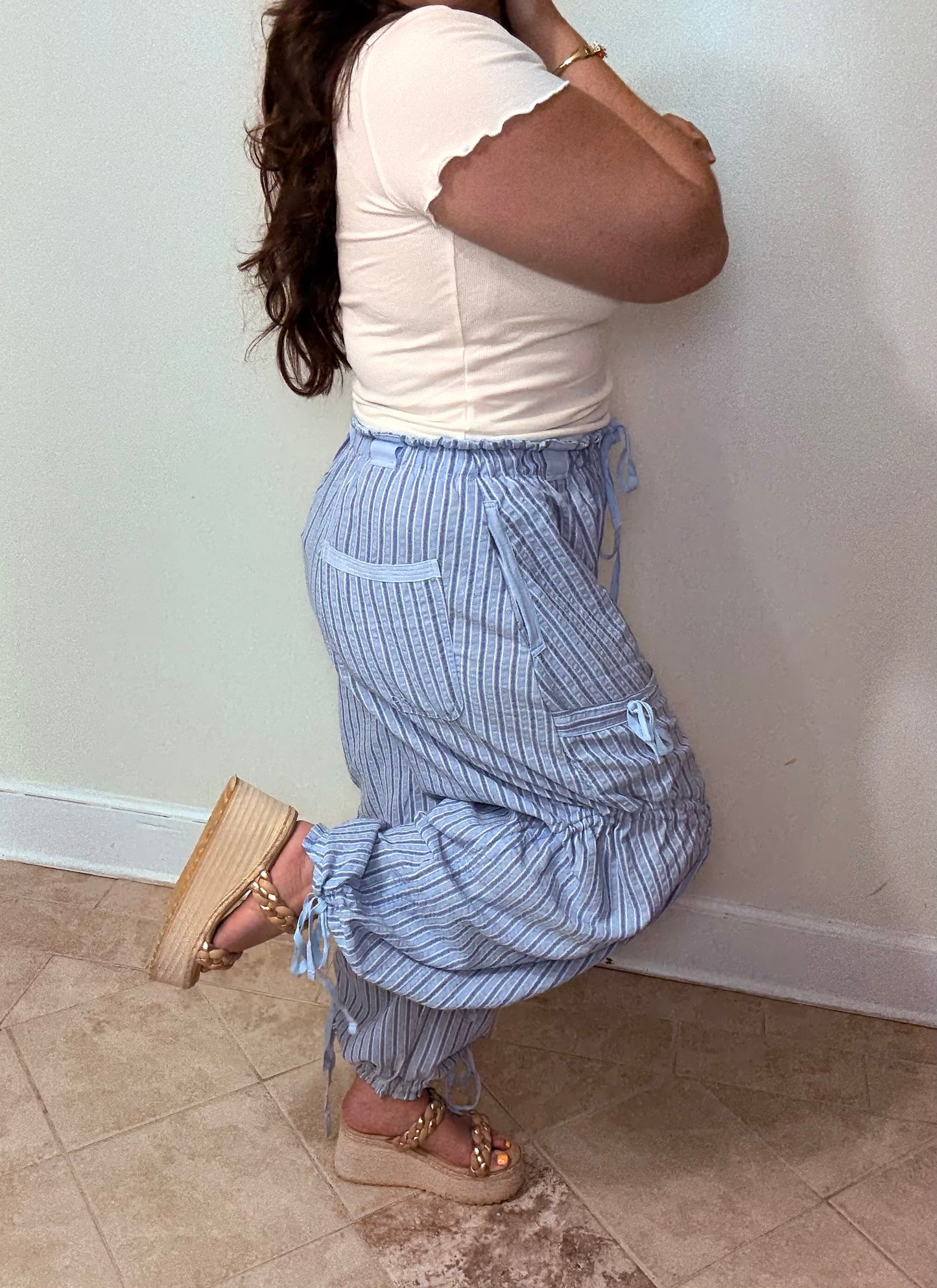 Cloud Cruiser Pants – Blue Stripe