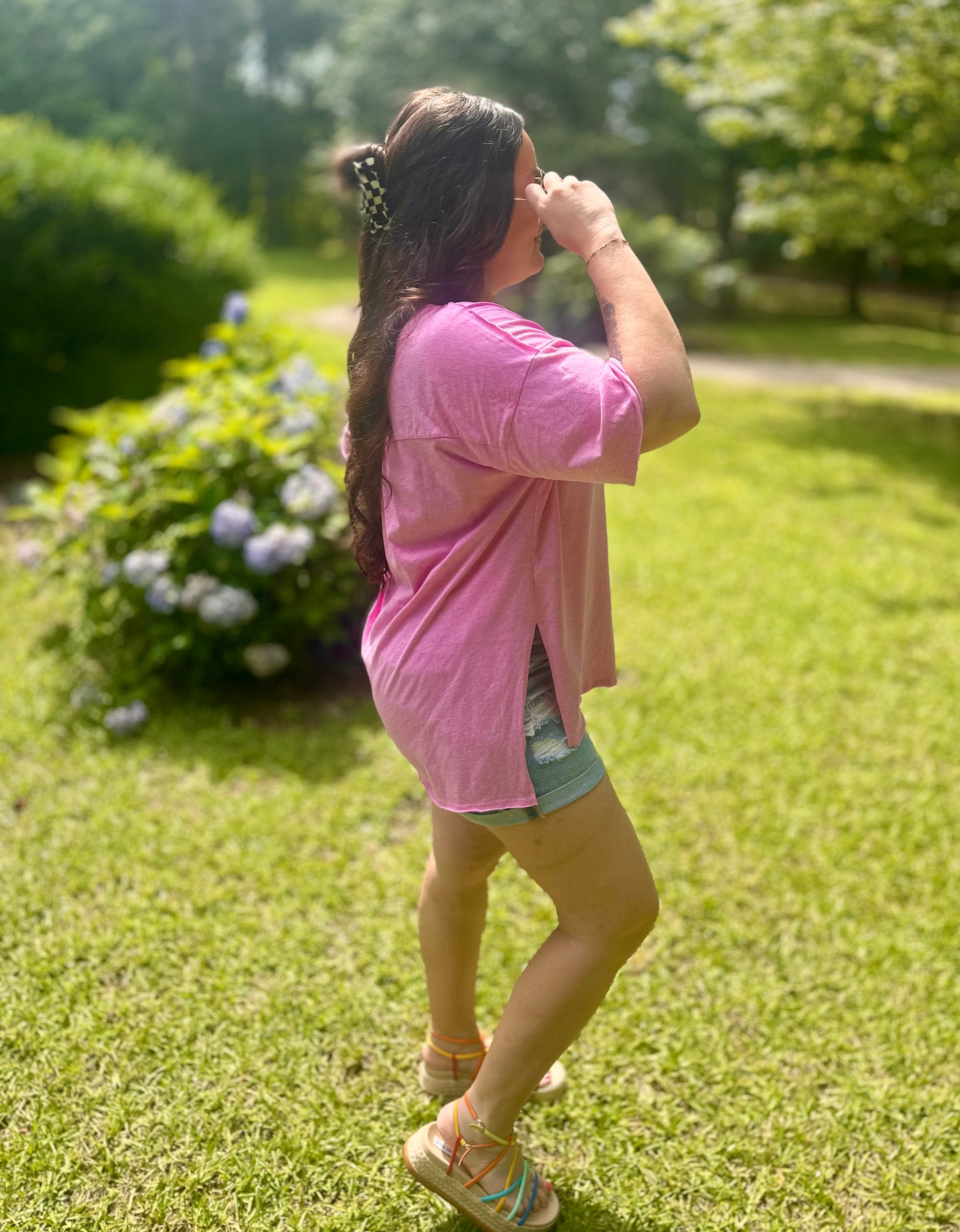 Pink Boyfriend Tee