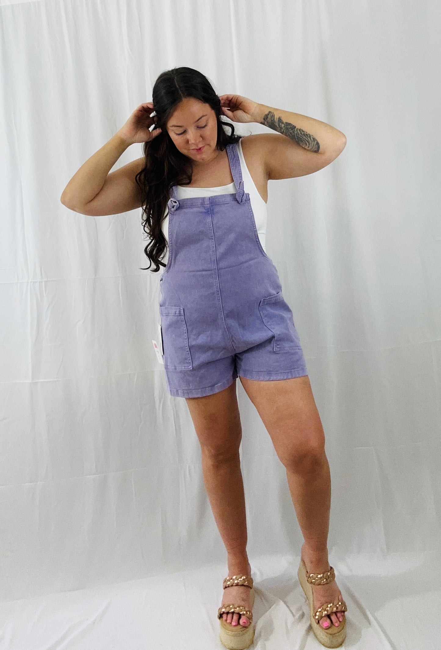 Lavender Fields Romper