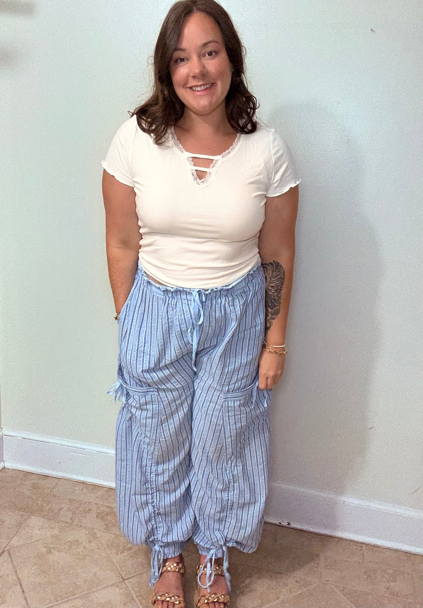 Cloud Cruiser Pants – Blue Stripe