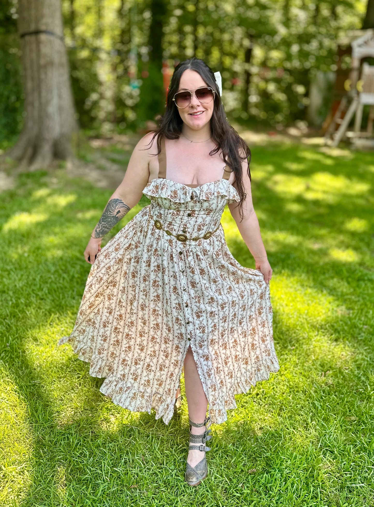 Saddle Rose Midi