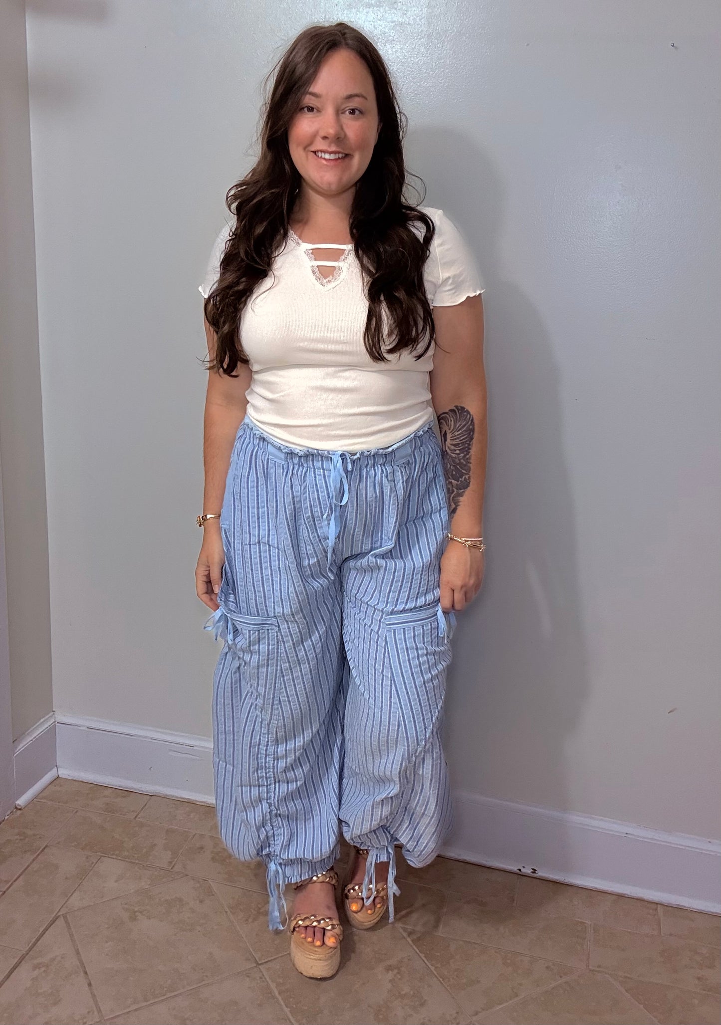 Cloud Cruiser Pants – Blue Stripe
