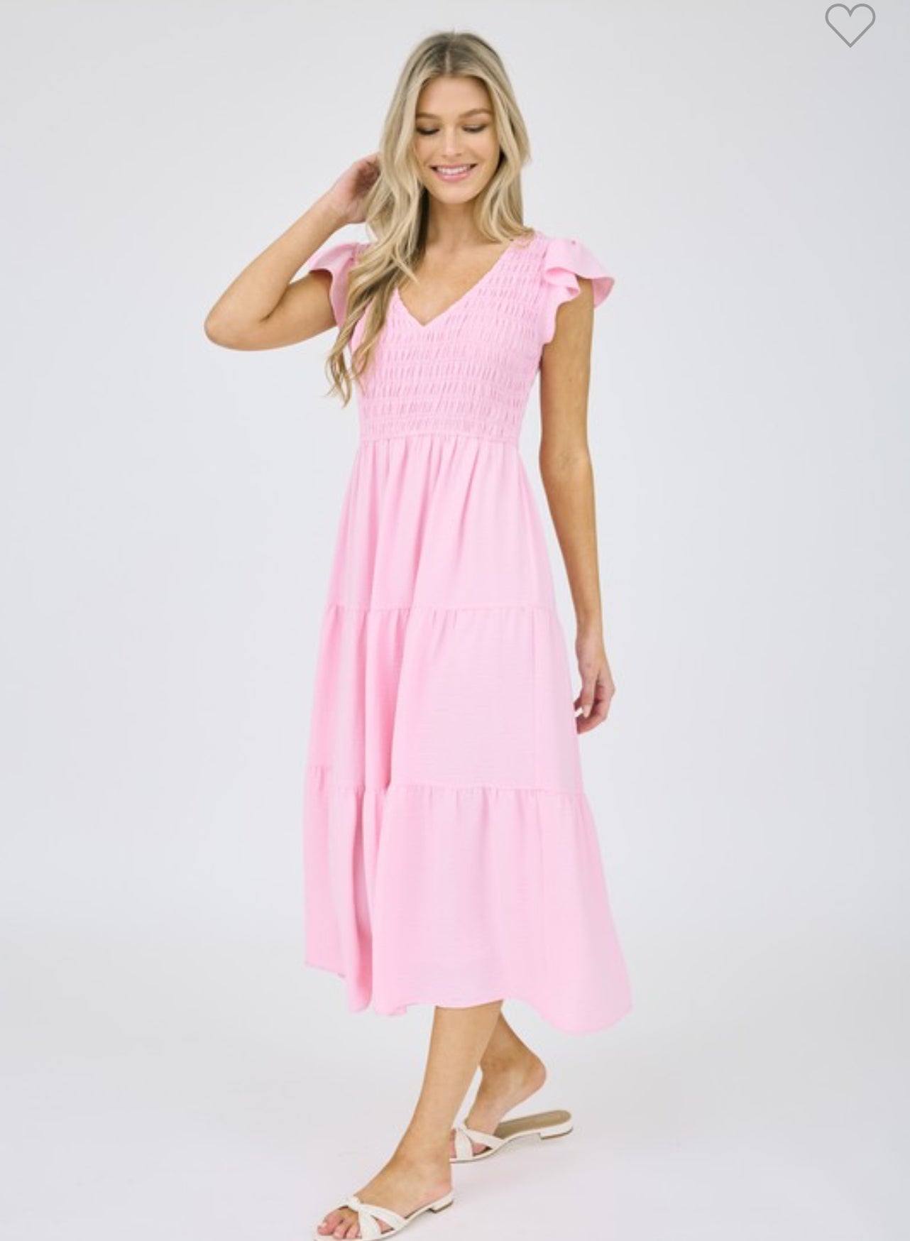 Soft Blush Meadow Dress