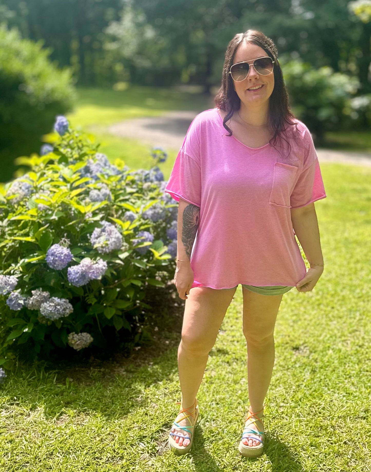 Pink Boyfriend Tee