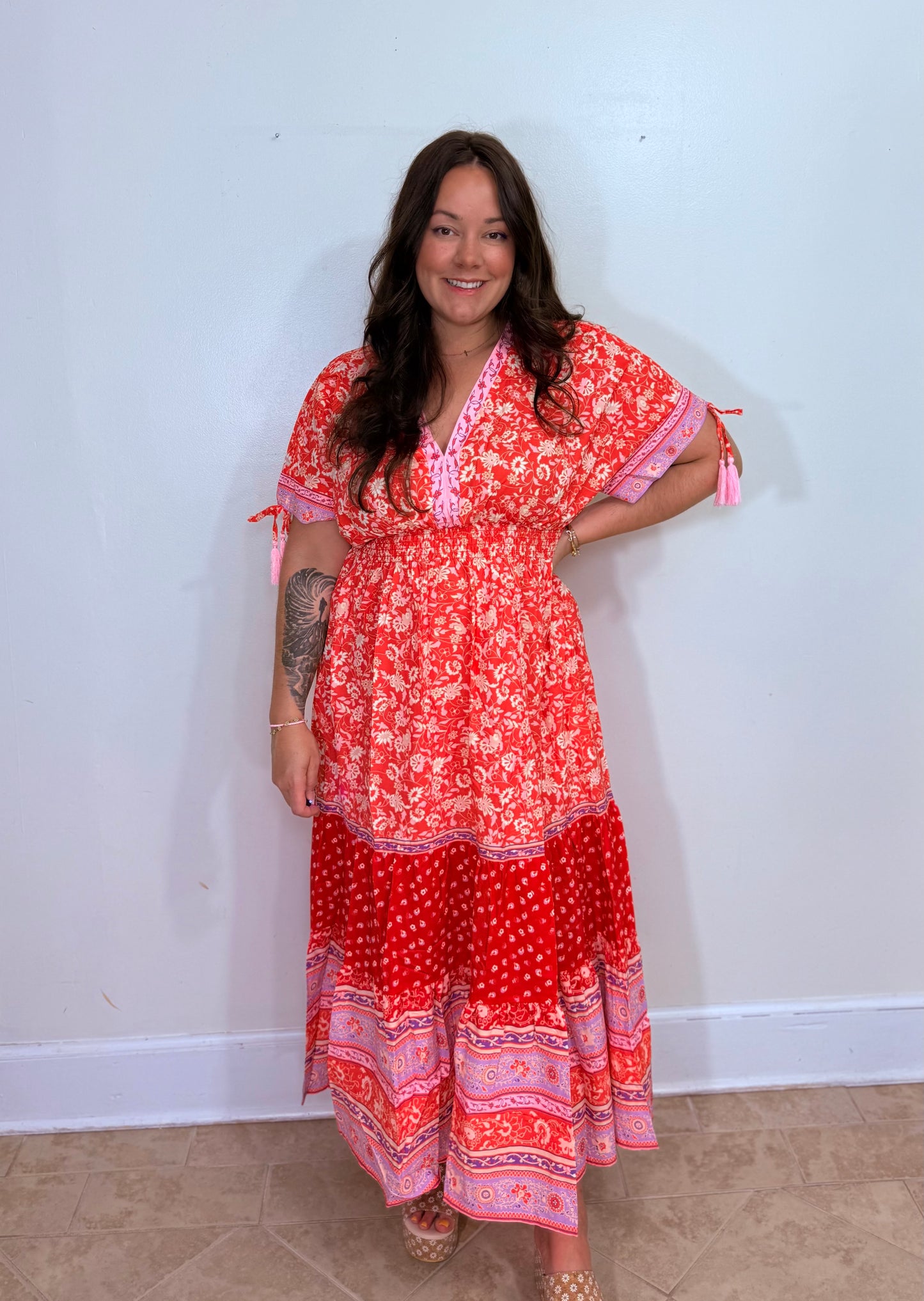 The Sunset Bloom Dress