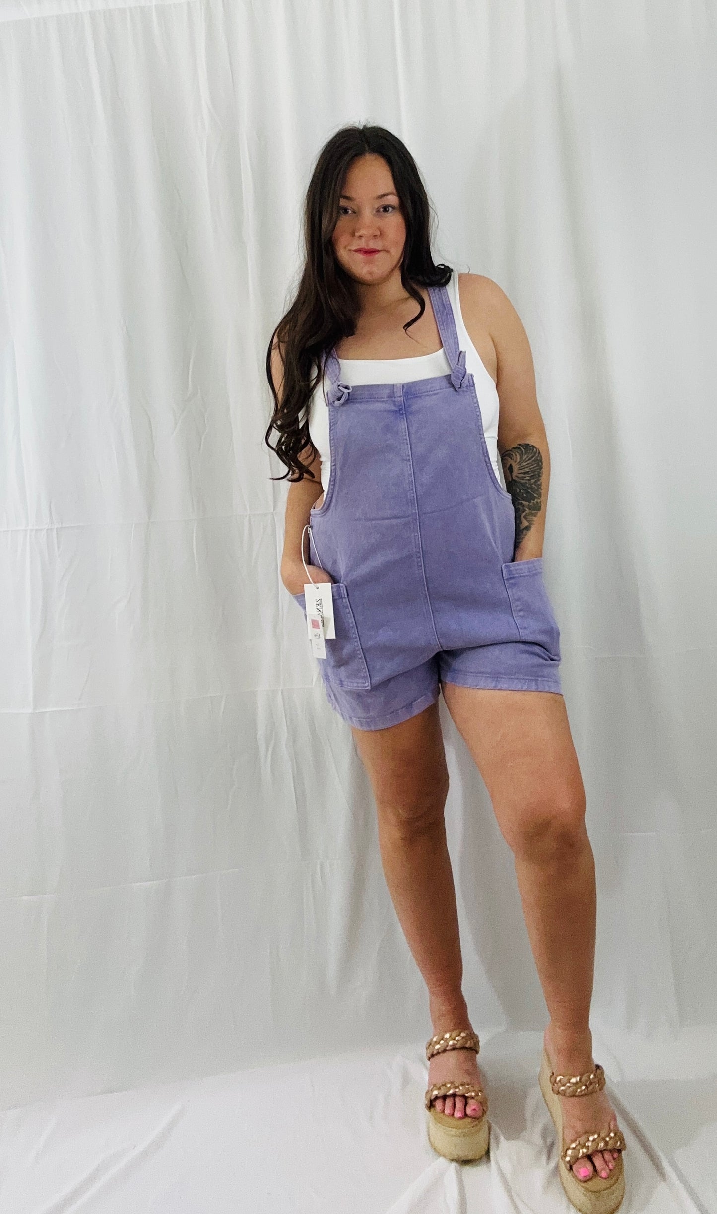 Lavender Fields Romper
