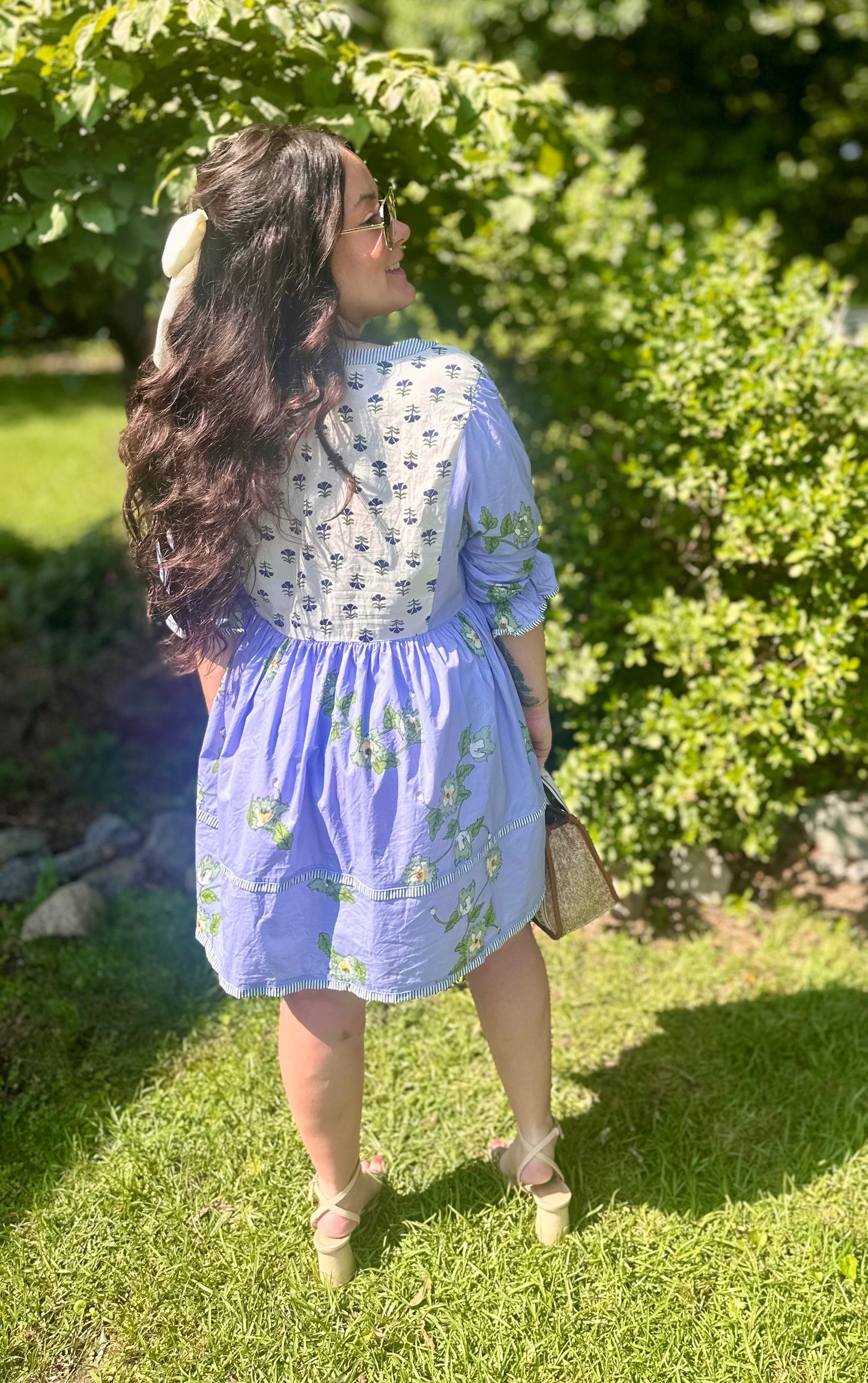 Periwinkle Picnic Dress