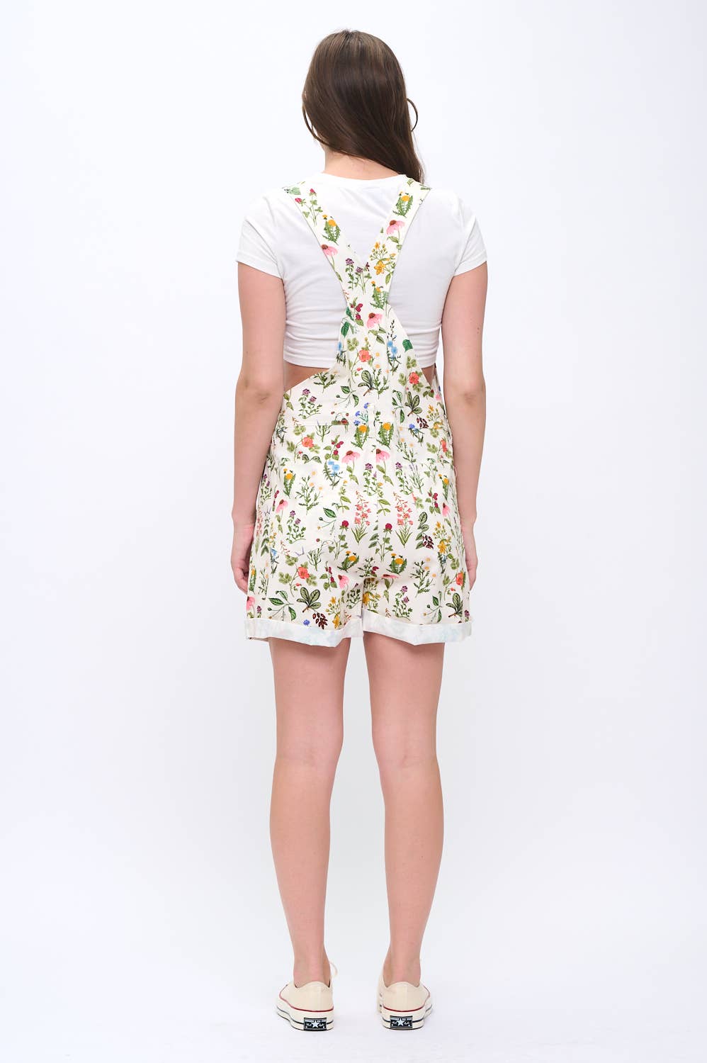 GARDEN PRINT SHORTALLS (S-XL)