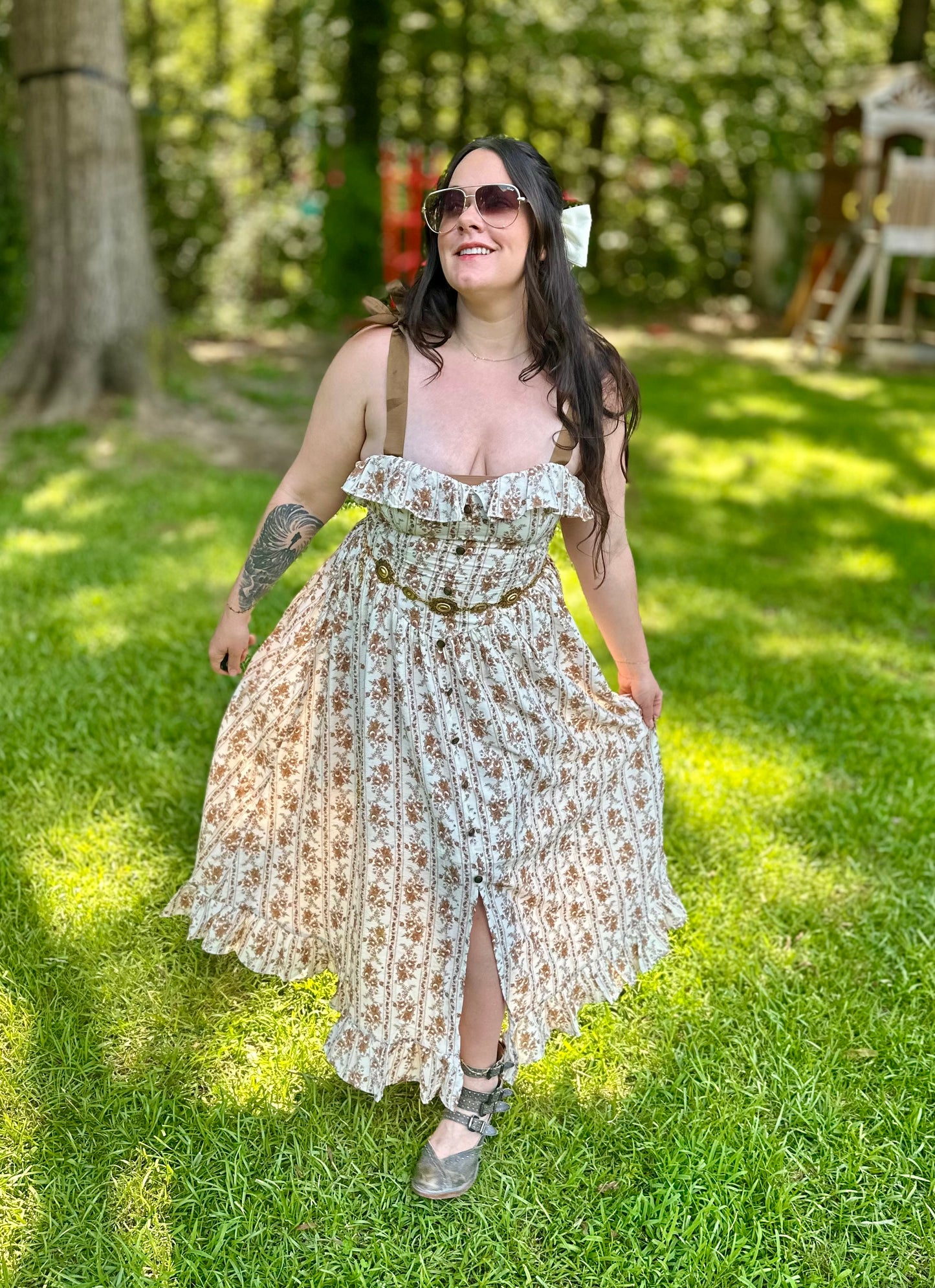 Saddle Rose Midi