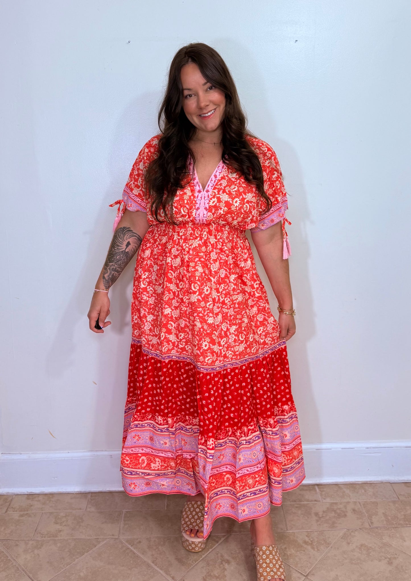 The Sunset Bloom Dress