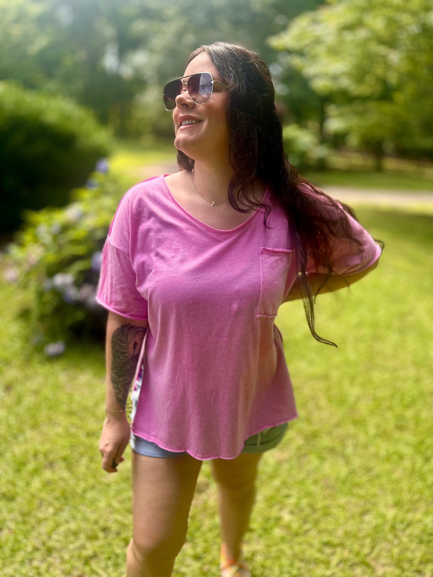 Pink Boyfriend Tee