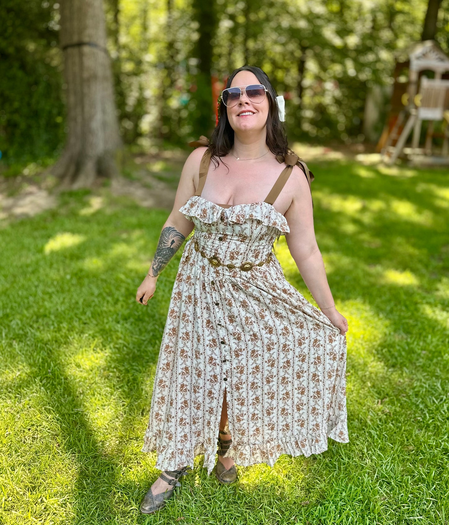Saddle Rose Midi