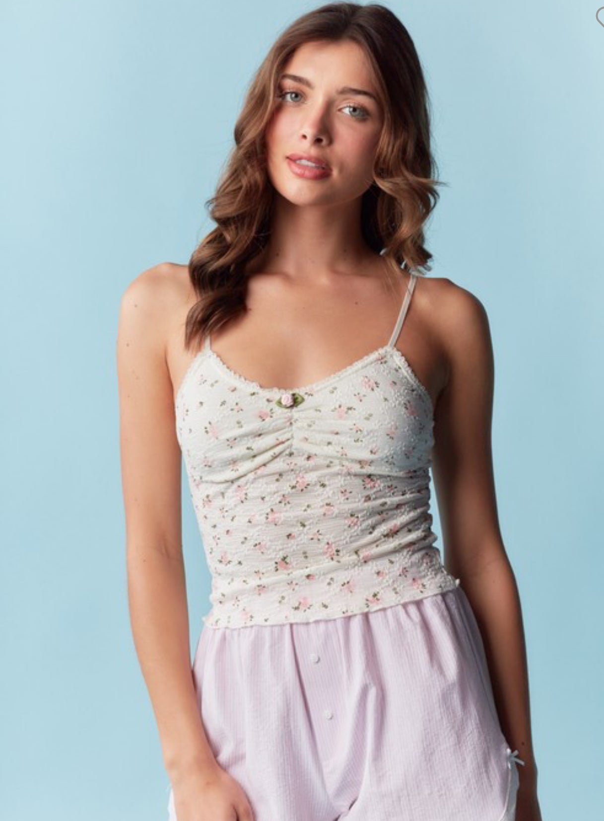 Lovelace Rosette Cami