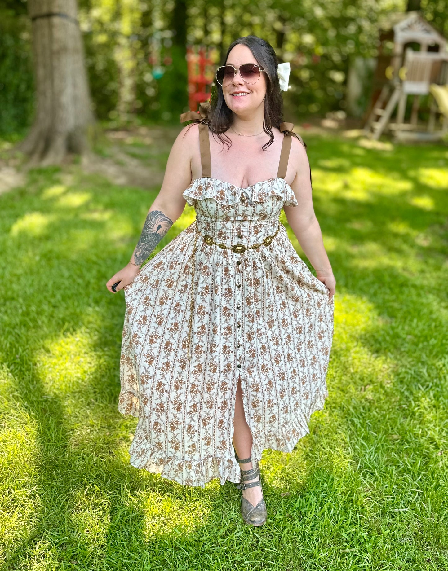 Saddle Rose Midi