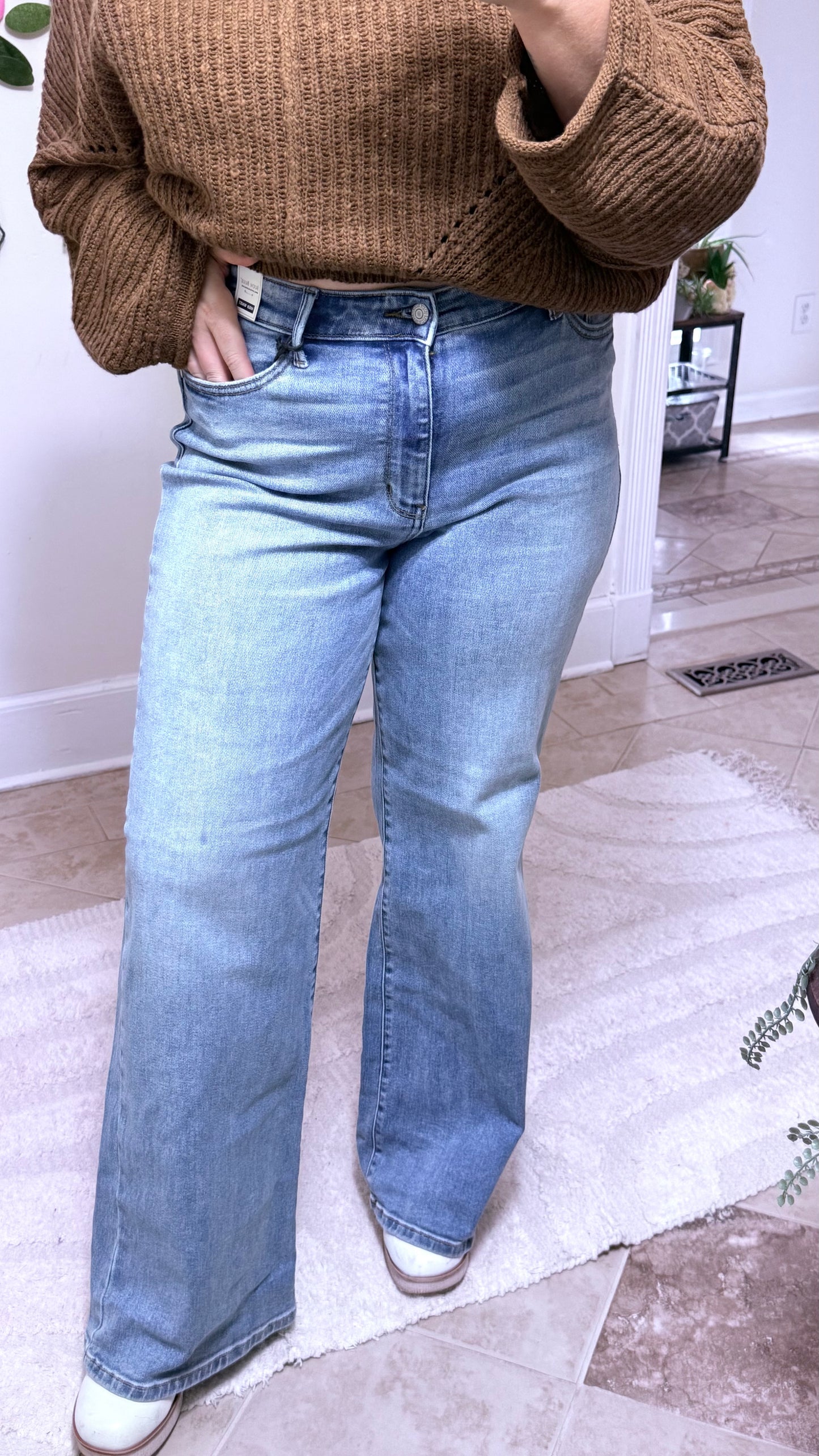 Judy Blue Vintage Wide Leg Jeans
