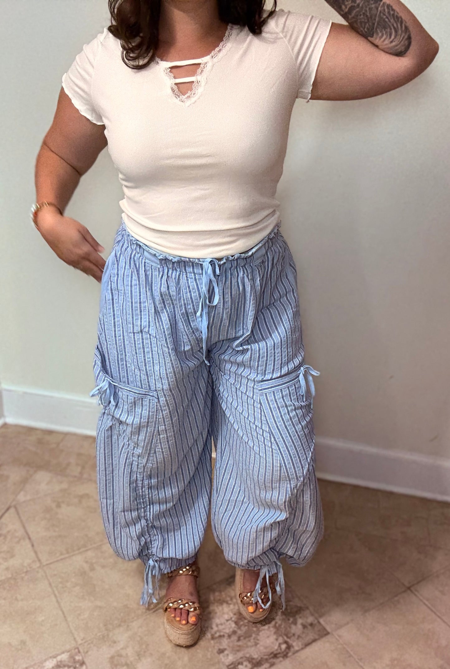 Cloud Cruiser Pants – Blue Stripe