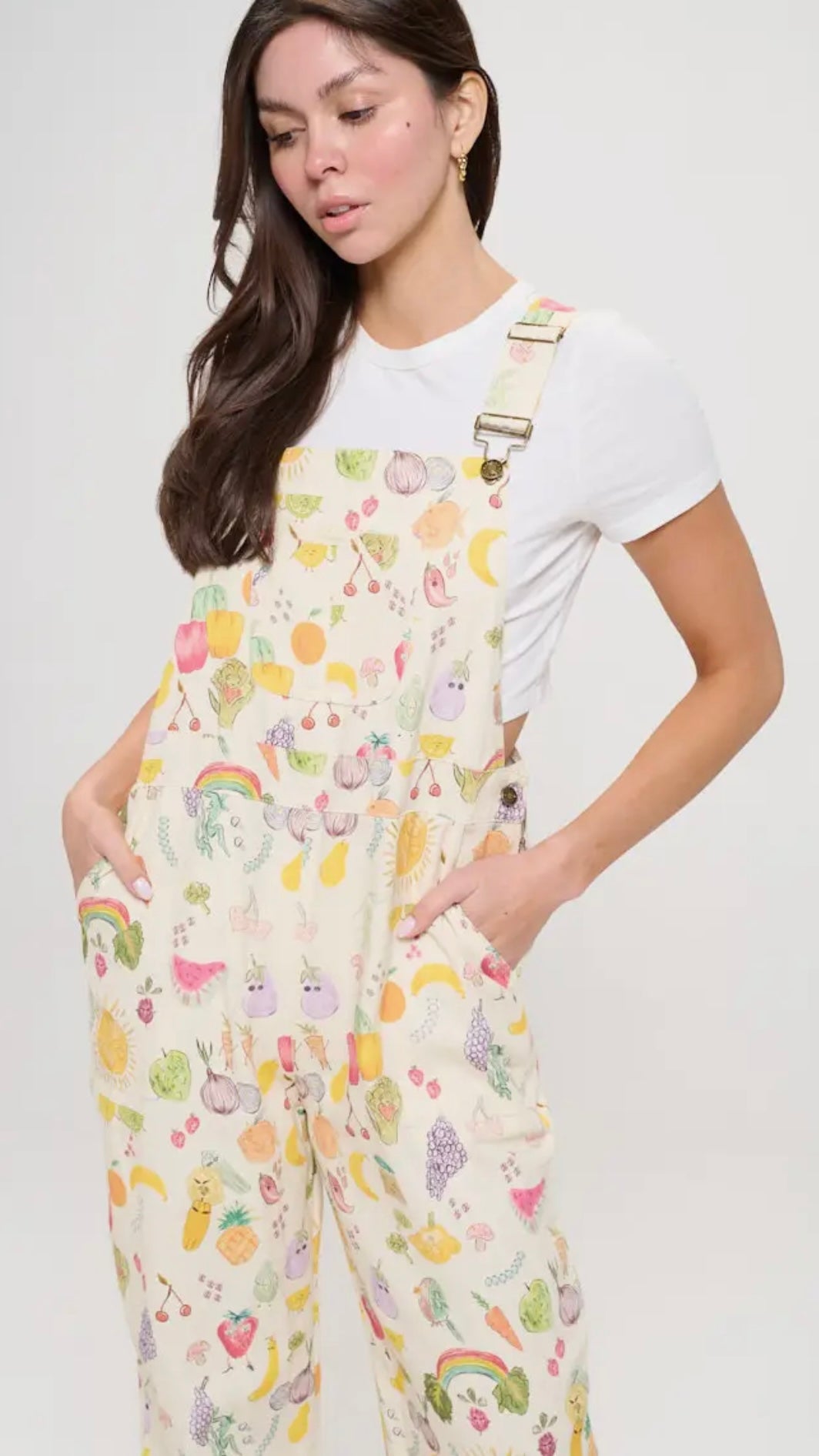 Cherries + Berries Overalls