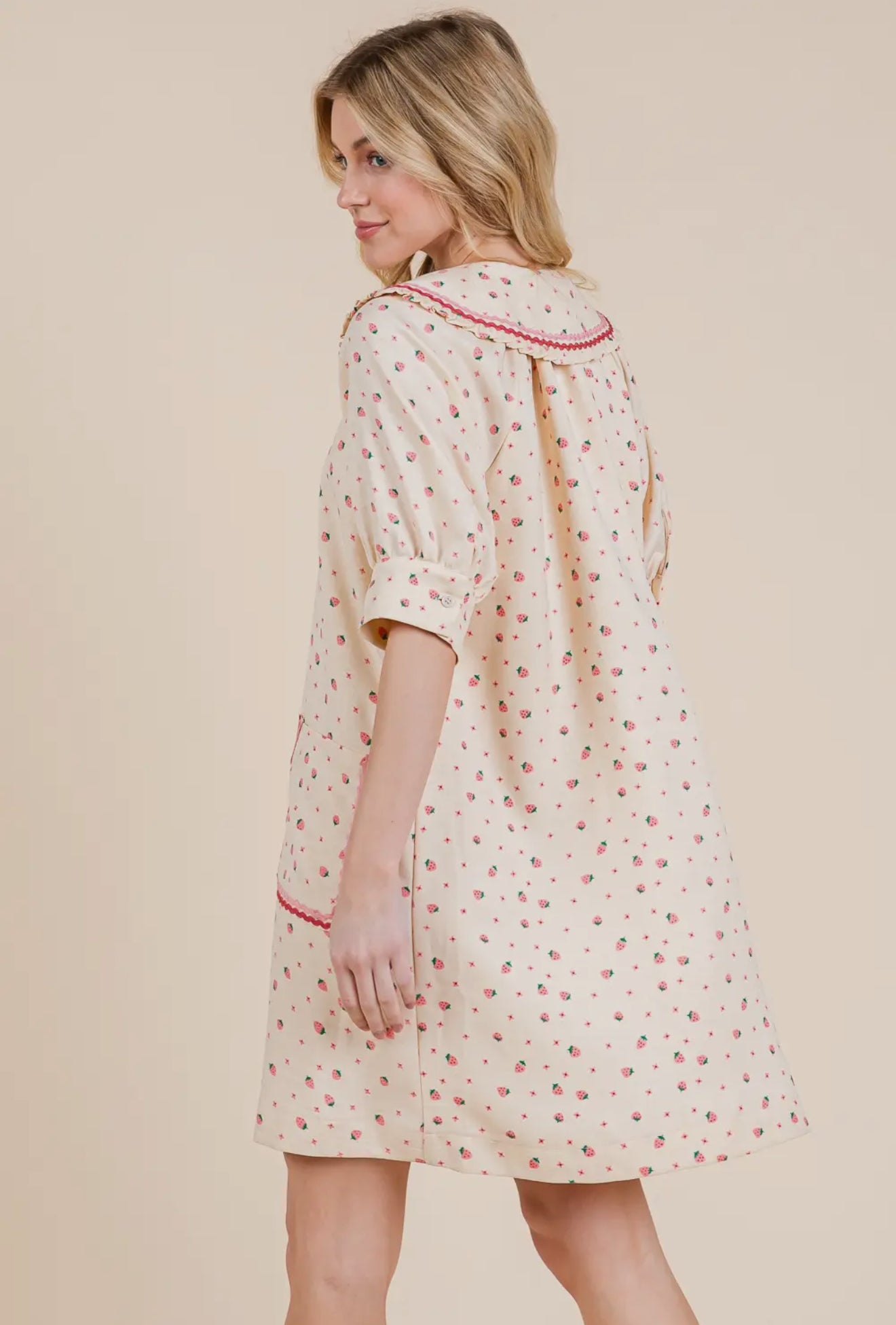 Strawberry Sundae Mini Dress