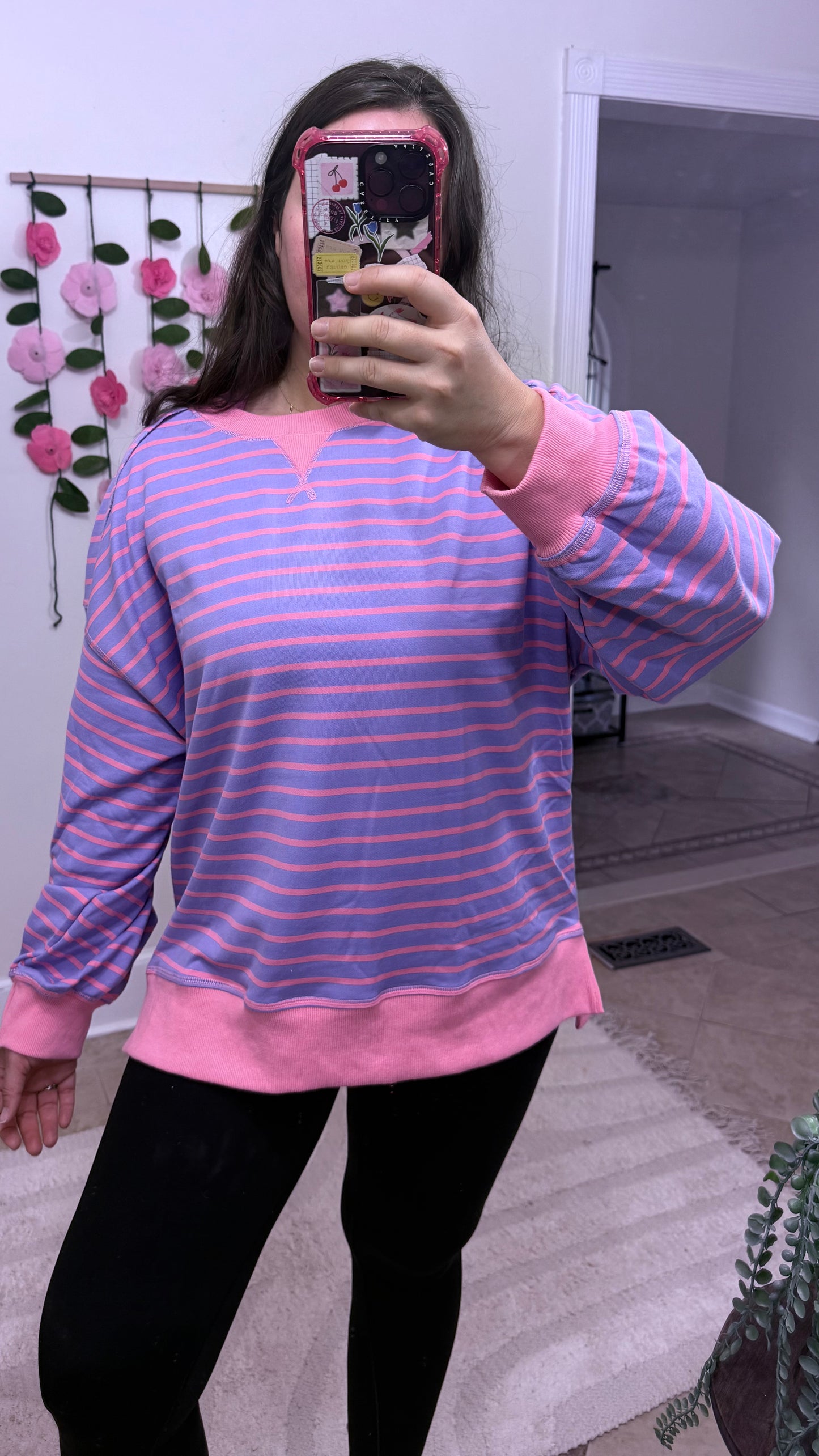 Candy Stripe Pullover