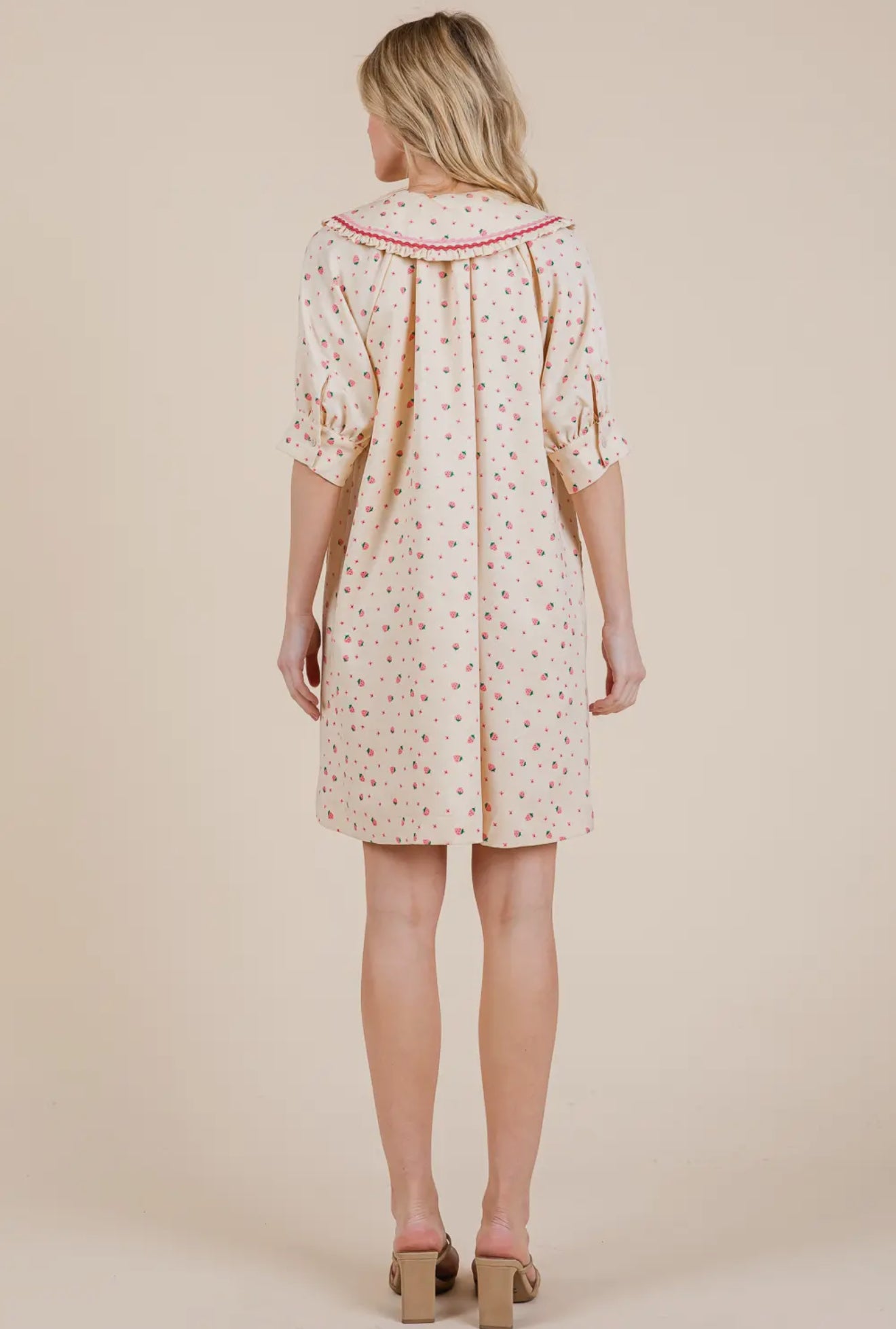 Strawberry Sundae Mini Dress