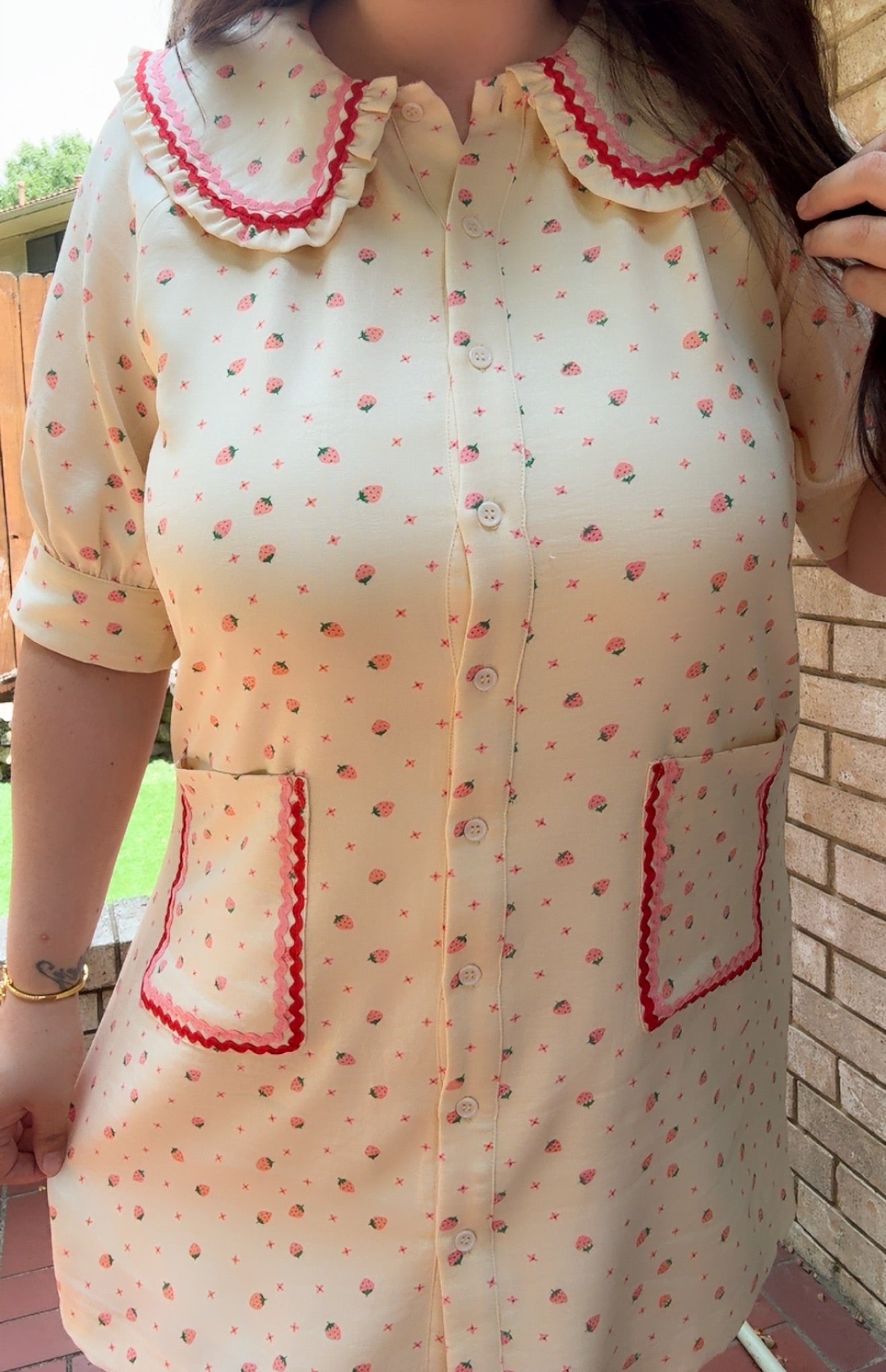Strawberry Sundae Mini Dress