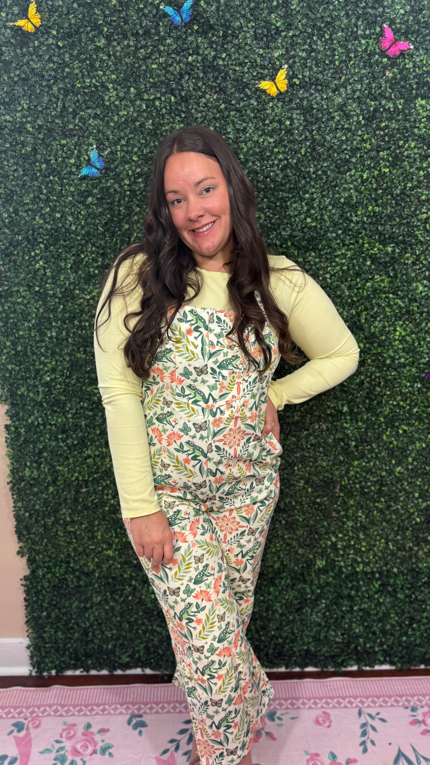 Whimsy Rainforest Overalls