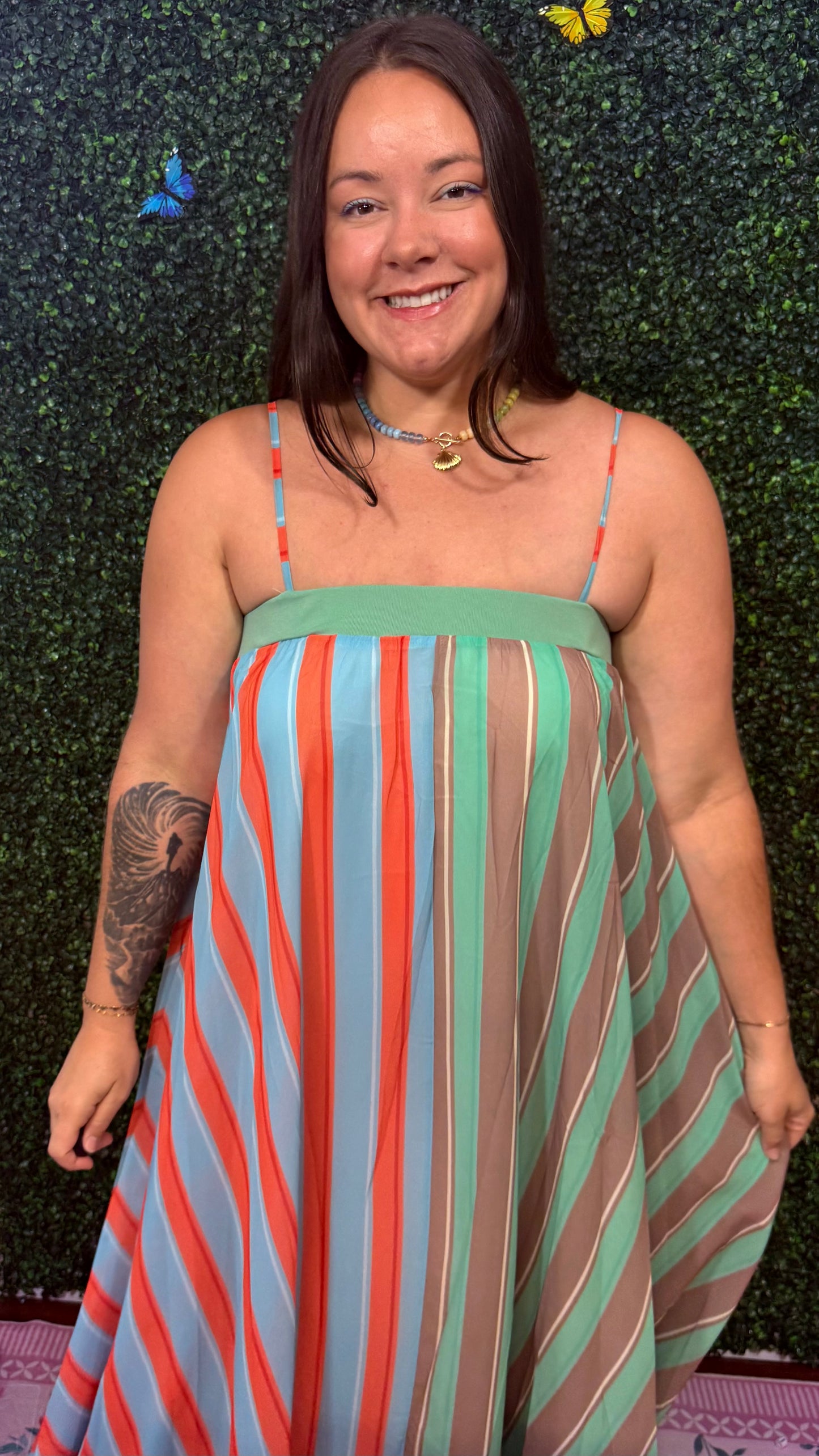 Serafina Striped Maxi