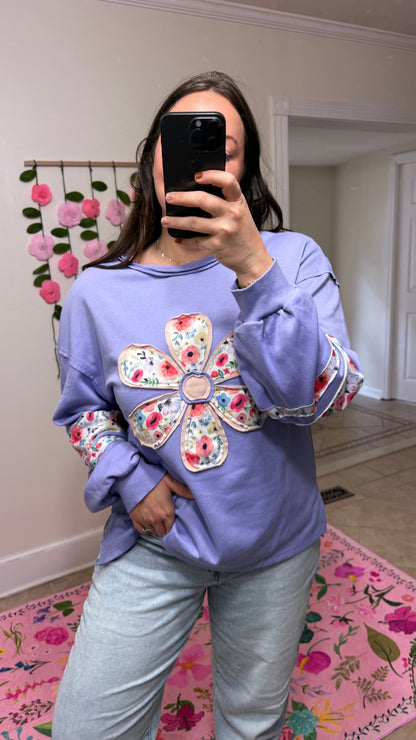 Petal Patch Pullover