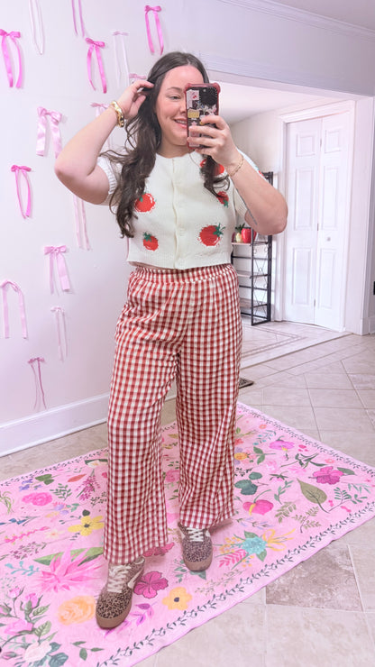 Fresh Pick Tomato Cardigan