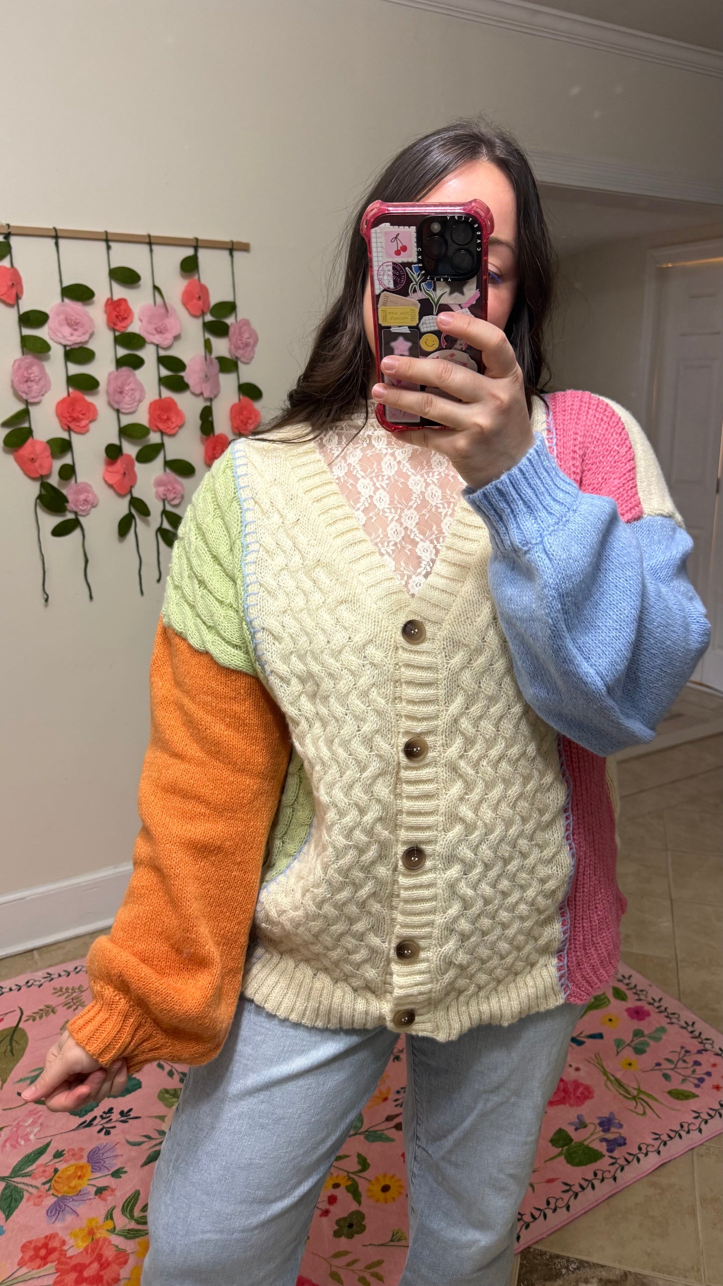 Colorblock Cardi