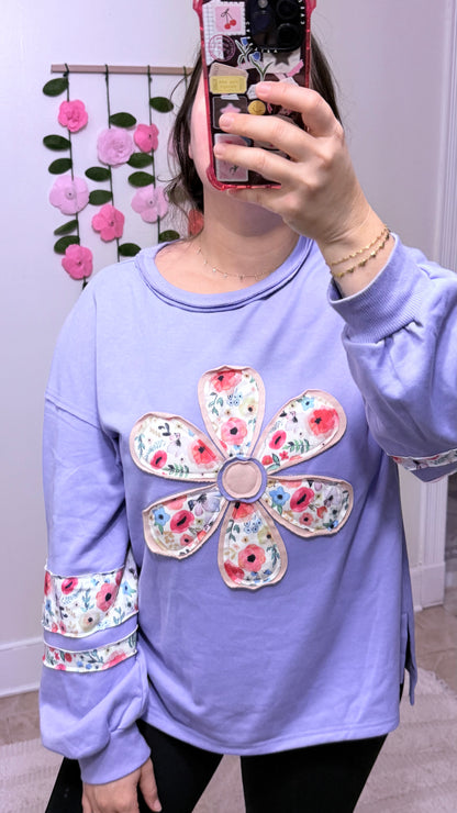 Petal Patch Pullover