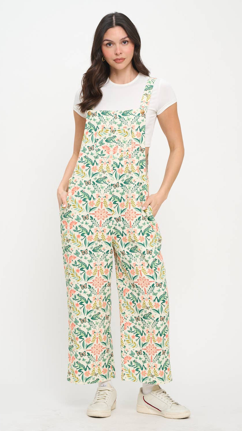 Whimsy Rainforest Overalls