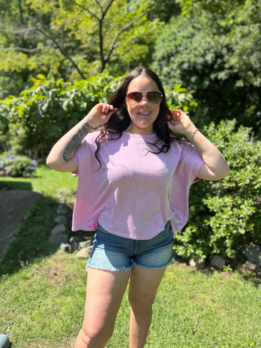 Sugar Stripe Tee