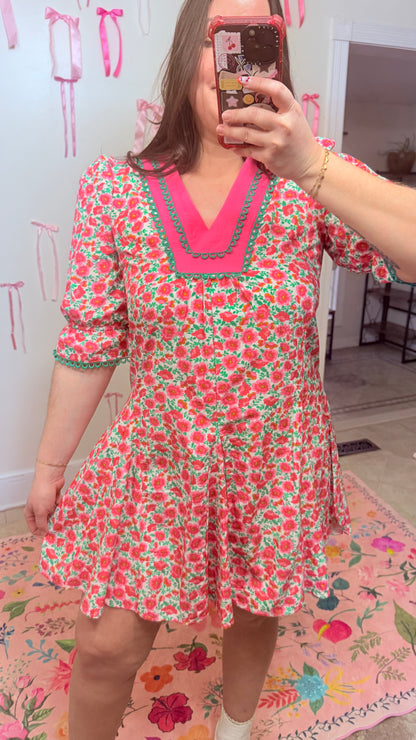 Pink Petal Pop Dress