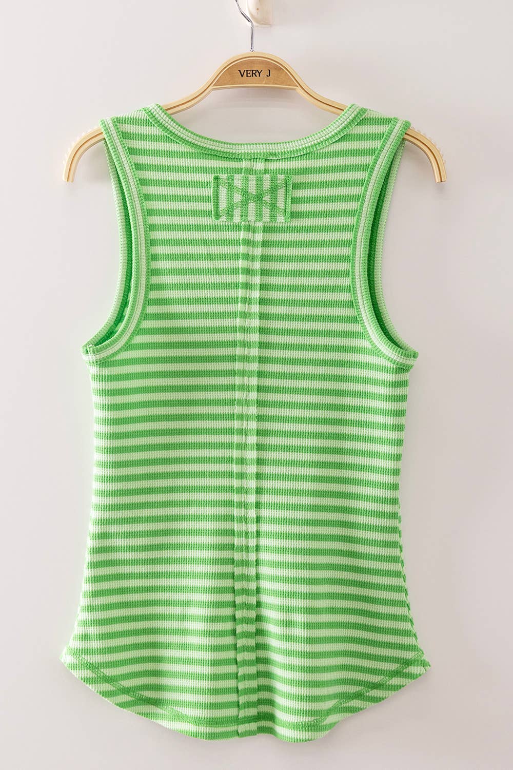 Green Striped Tank