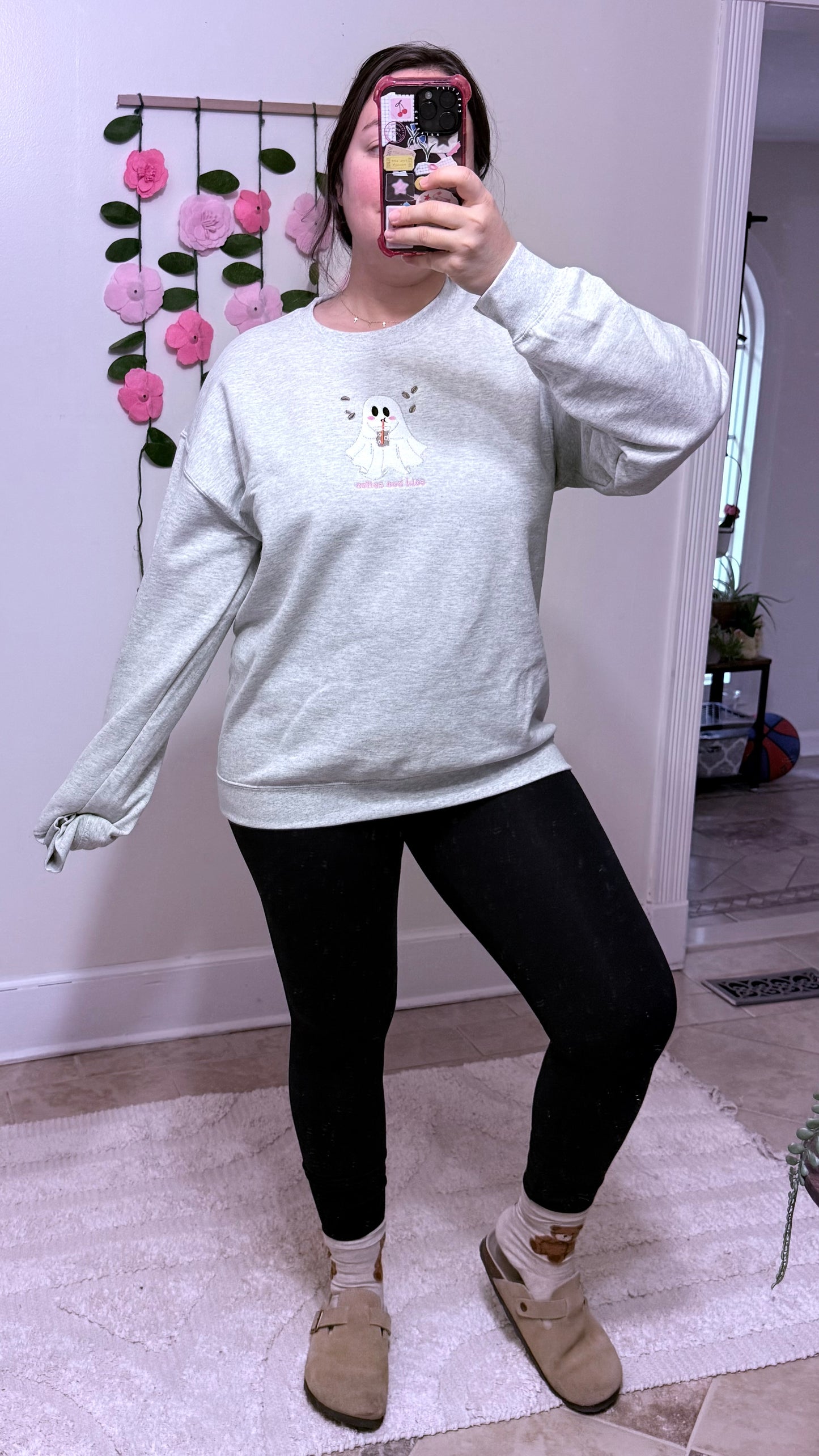 Cold Boo Embroidered Crewneck