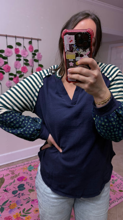 🌼 Wildflower Stripe Top