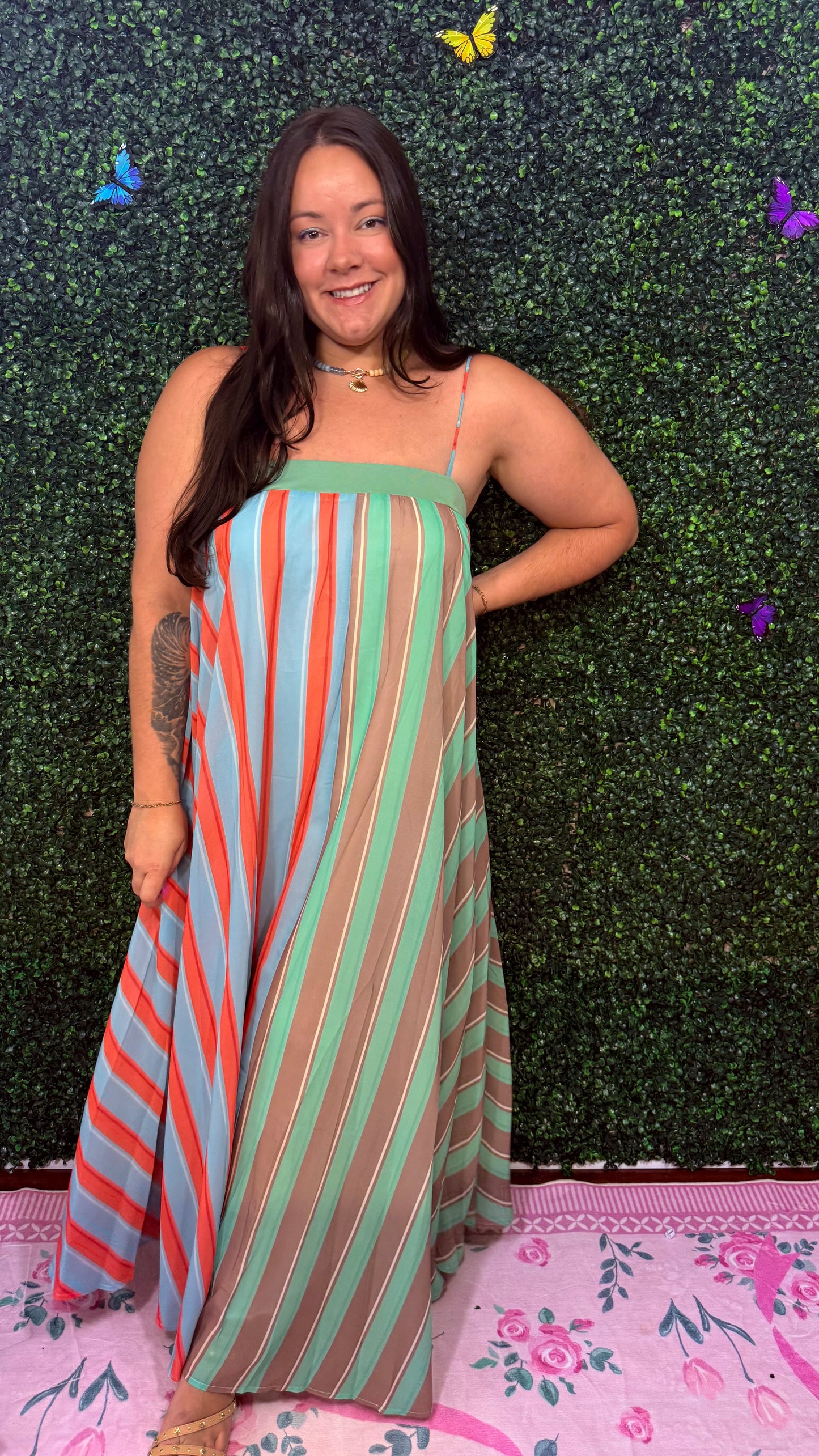 Serafina Striped Maxi