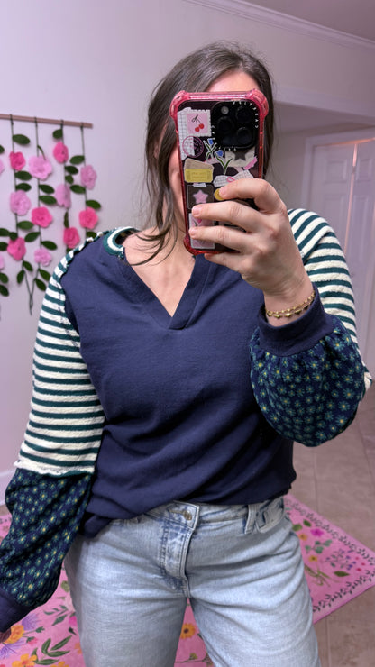 🌼 Wildflower Stripe Top