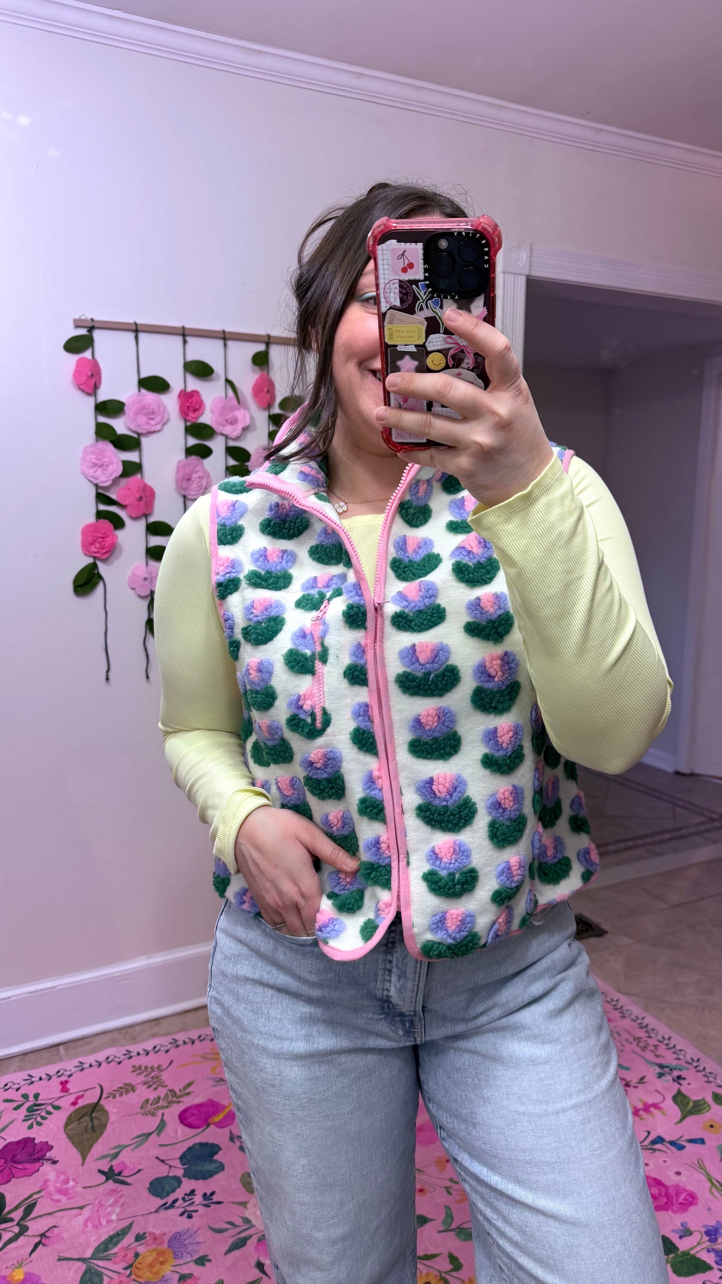 Tulip Pop Textured Vest