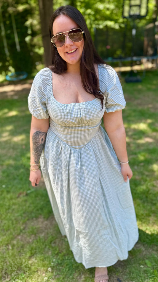 Sage Gingham