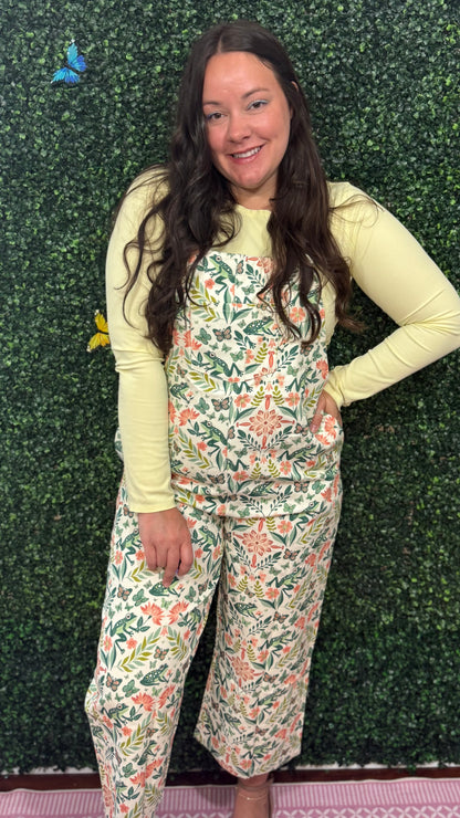 Whimsy Rainforest Overalls