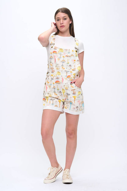 Whimsy Mushroom Shortalls