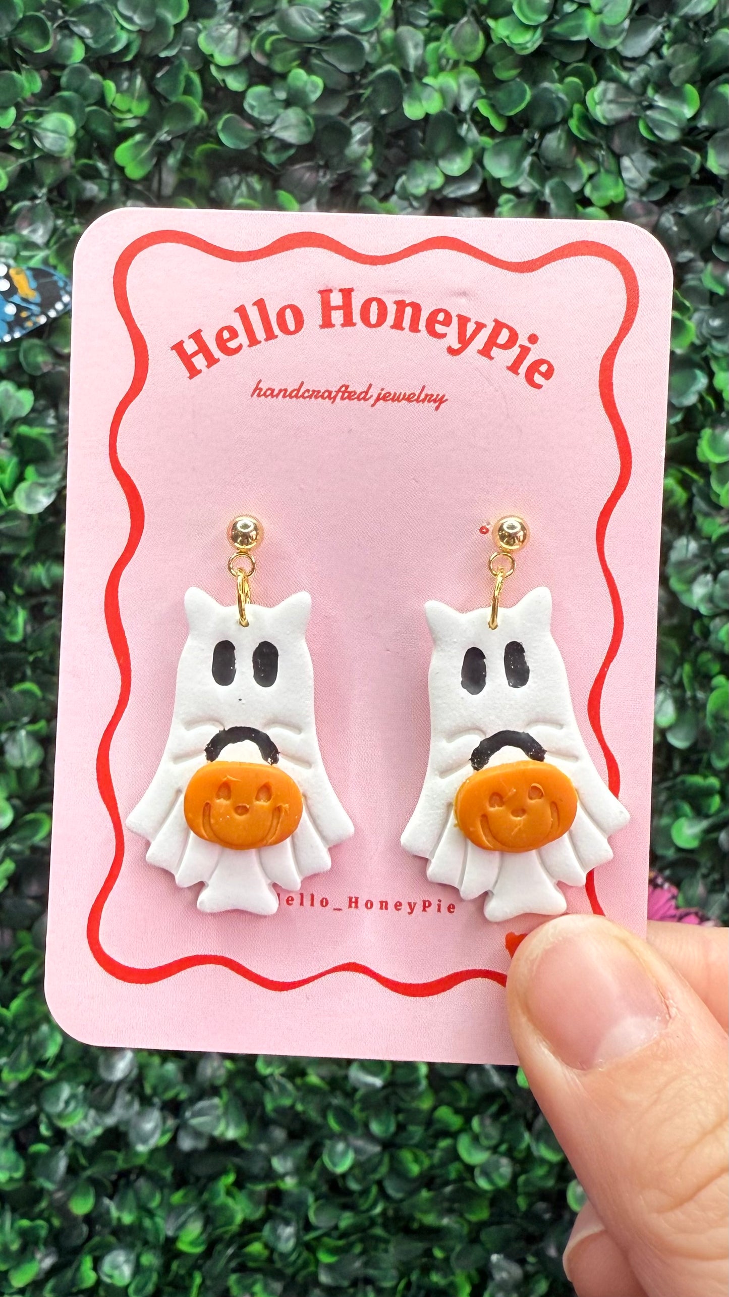 Pumpkin Boo Earrings