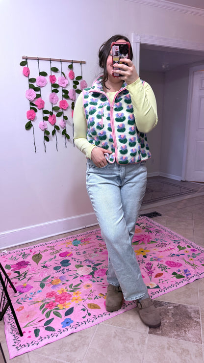 Tulip Pop Textured Vest