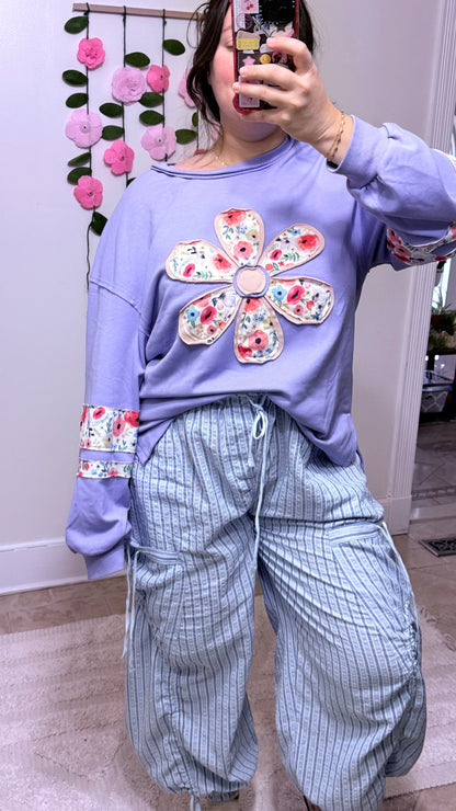 Petal Patch Pullover