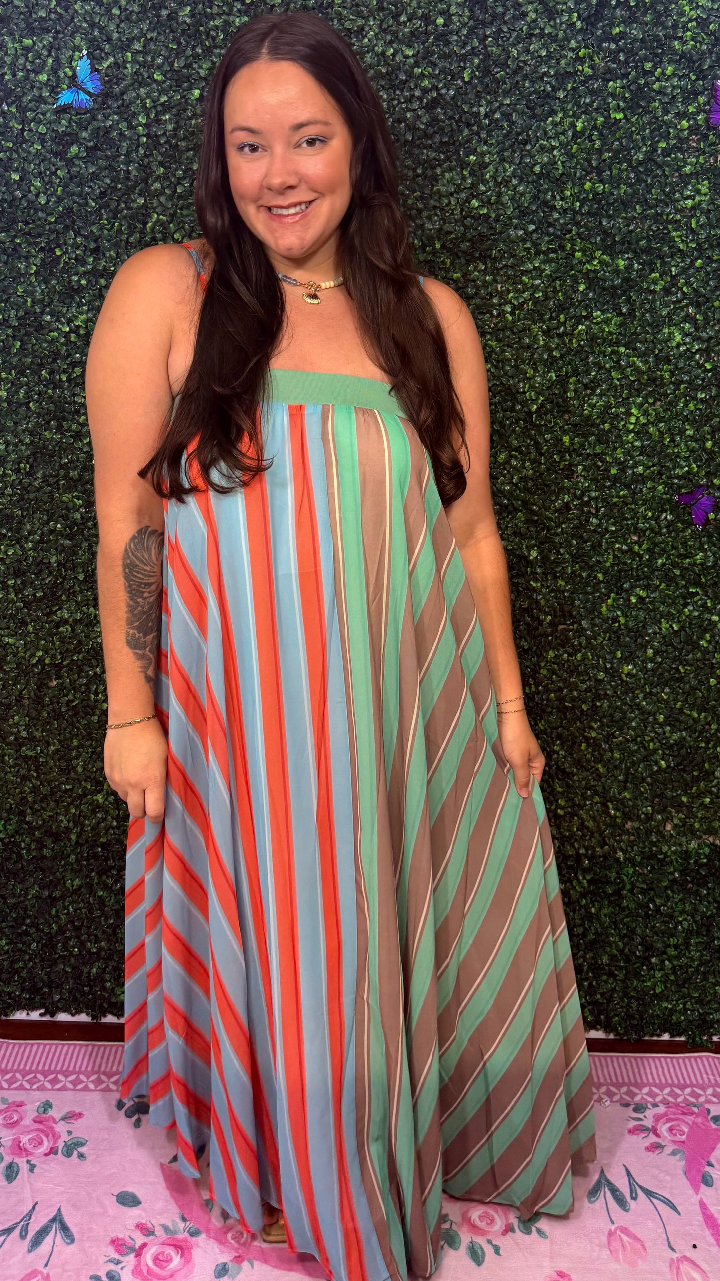 Serafina Striped Maxi
